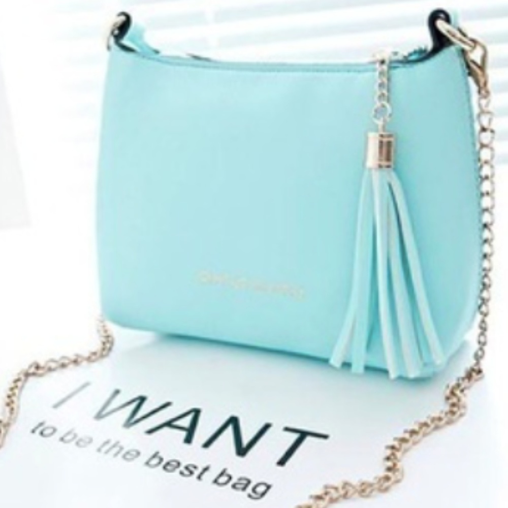 🦋Teal Blue Mini Shoulder Cross-Body Bag🦋